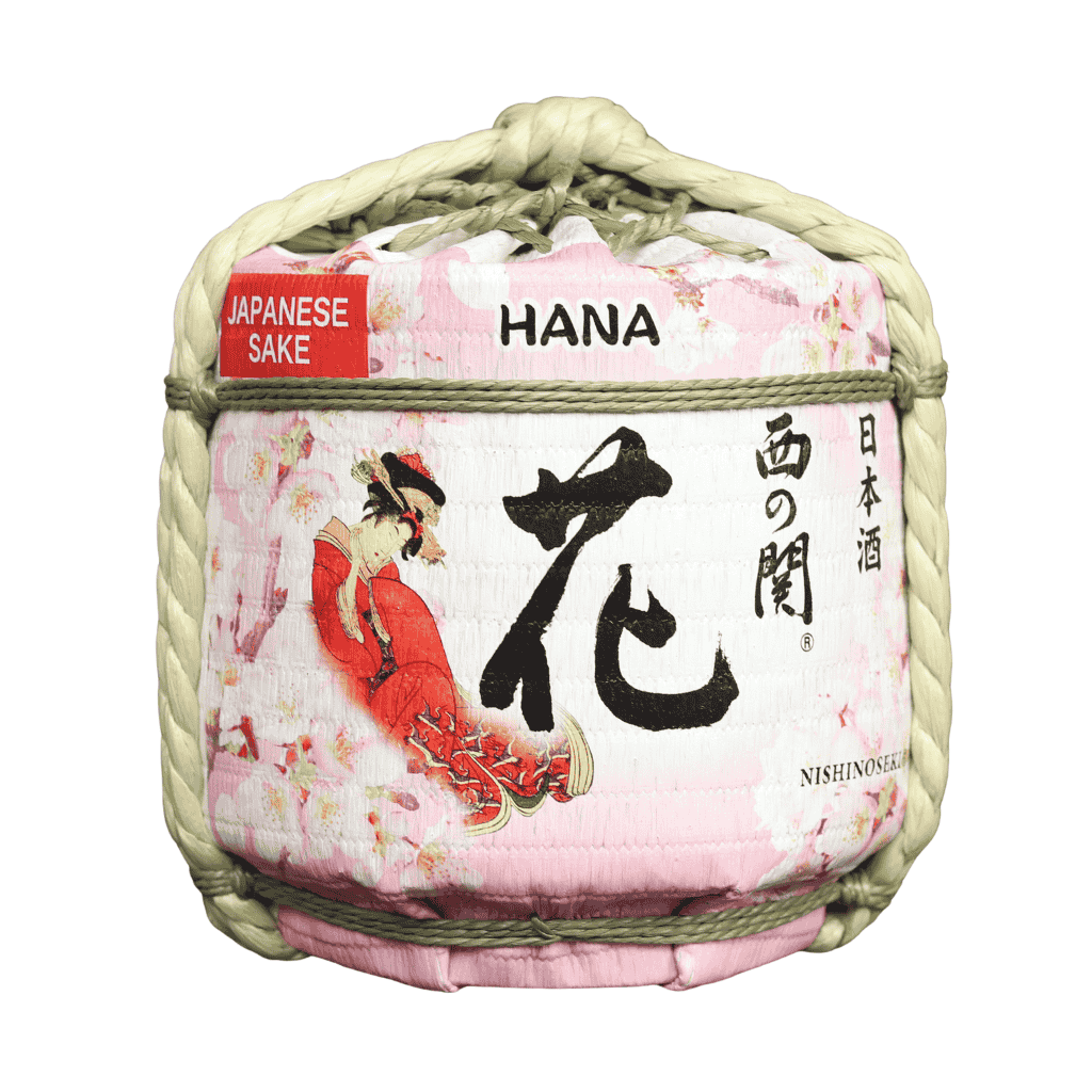 Rượu Sake Nishino Seki Hana Barrel Bình Cói 1800ml