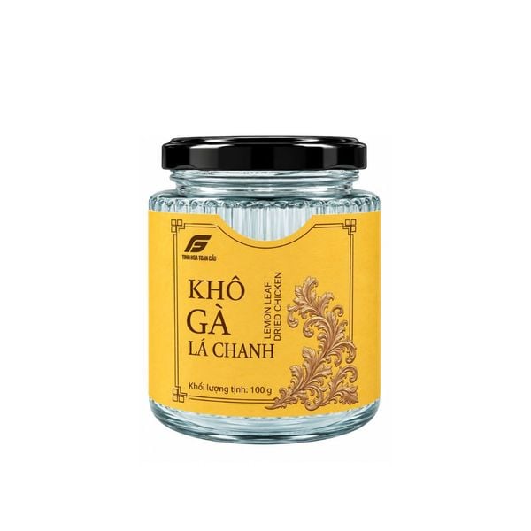 Khô Gà Lá Chanh 100g Hũ Thủy Tinh