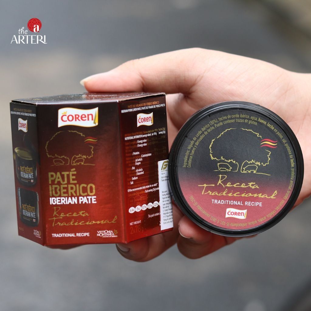Pate heo Iberico Truyền thống 2x78g Coren