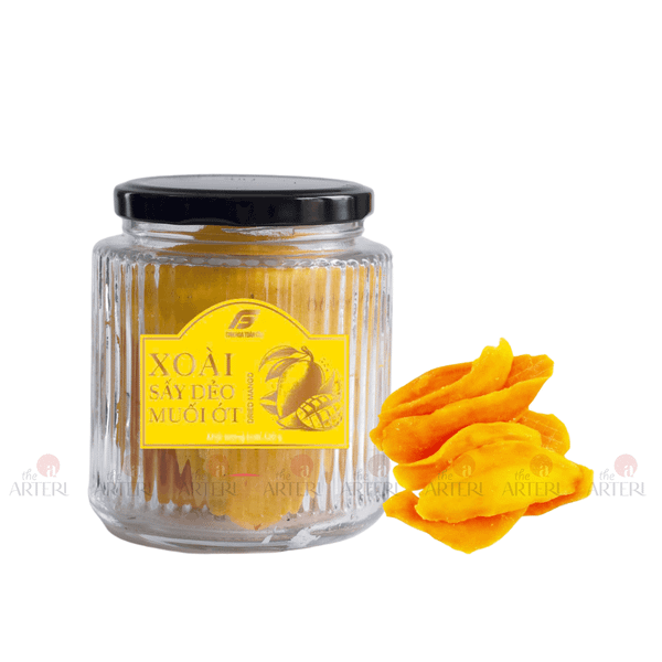 Xoài Sấy Muối Ớt 120g Hũ Thủy Tinh
