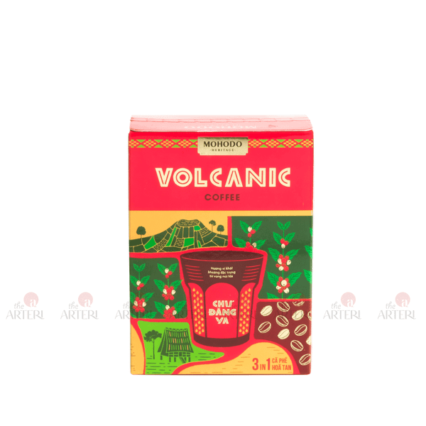 Cà Phê Núi Lửa Volcanic Hòa Tan 3in1 Hộp Giấy 108g