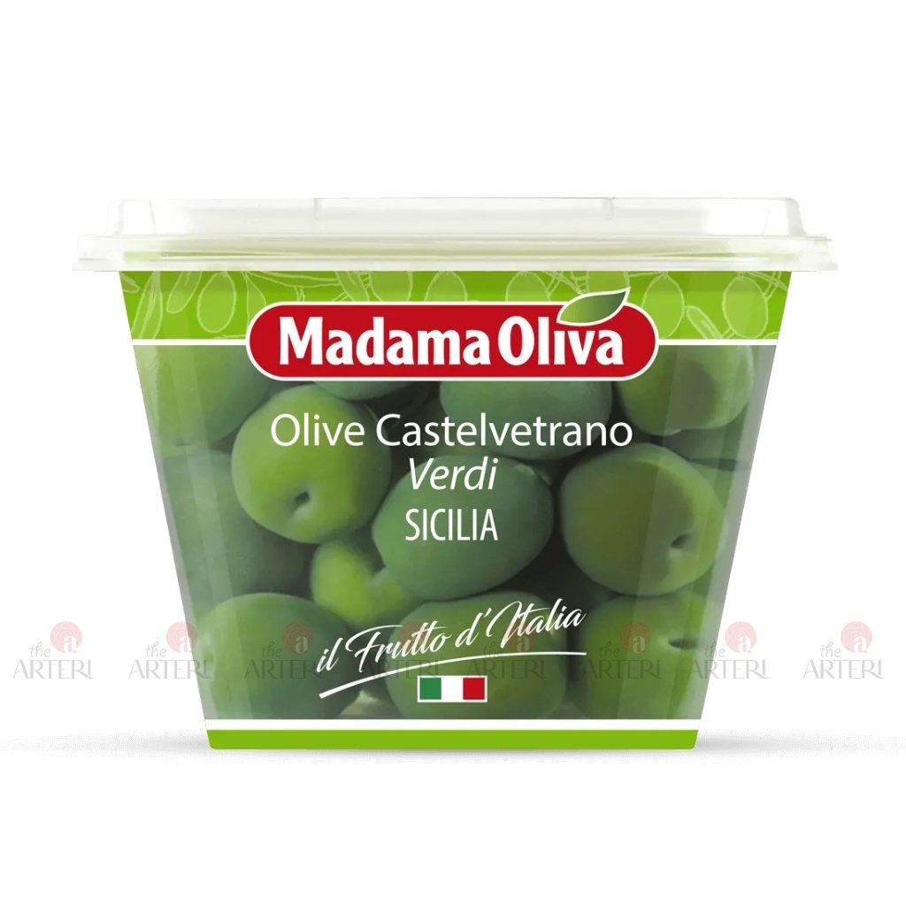 Trái Oliu Xanh Castelvetrano Ngâm Muối Madama Oliva 250g