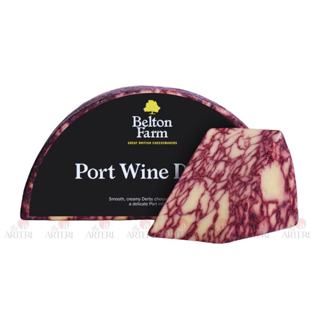 Phô Mai Rượu Port Wine Derby Belton Farm 100g