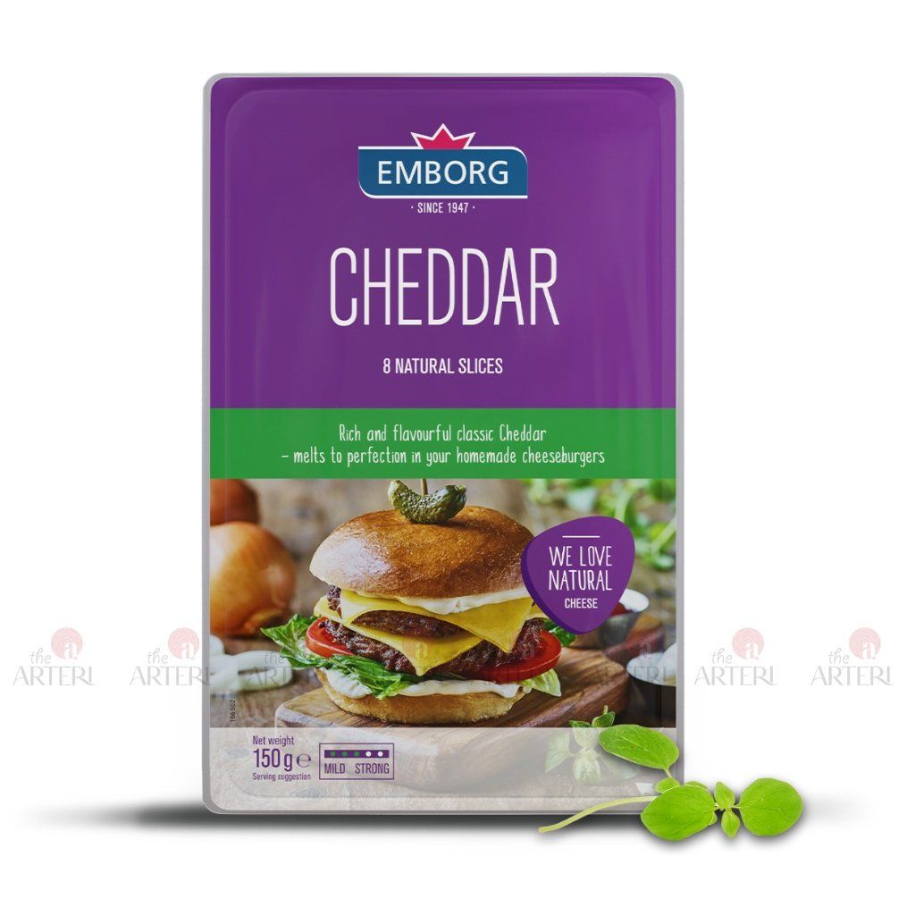 Phô Mai Cheddar Emborg 150g