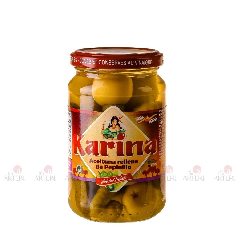 Trái Oliu Xanh Nguyên Hạt Karina 360g