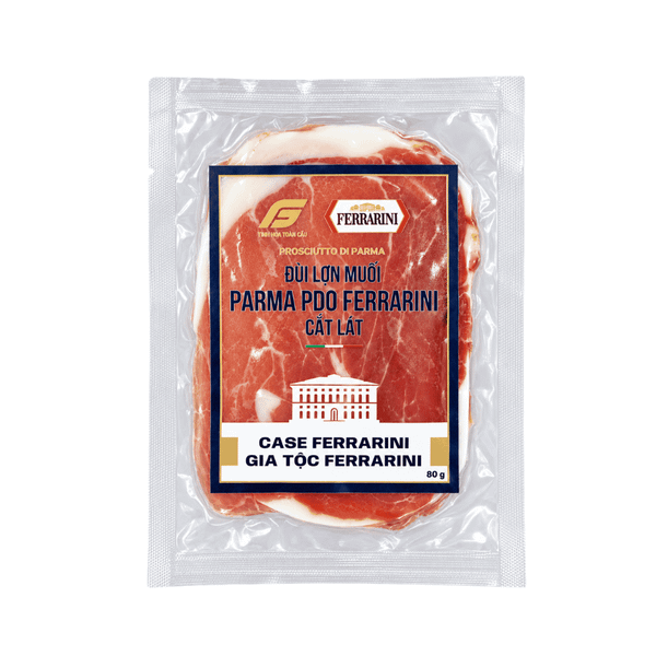 Đùi Heo Muối Parma Ủ 16 Tháng Hiệu Ferrarini 80gr
