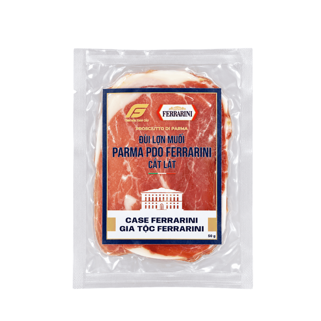 Đùi Heo Muối Parma Ủ 16 Tháng Hiệu Ferrarini 50gr