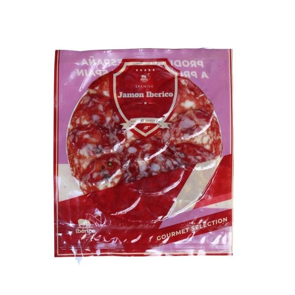 Xúc xích Iberico Cebo - Salchichon muối cắt lát (30g) Montesano
