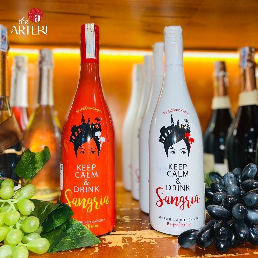 Rượu Vang Sủi Sparkling Red Sangria 750ml Vang Tây Ban Nha Bodegas Verdúguez
