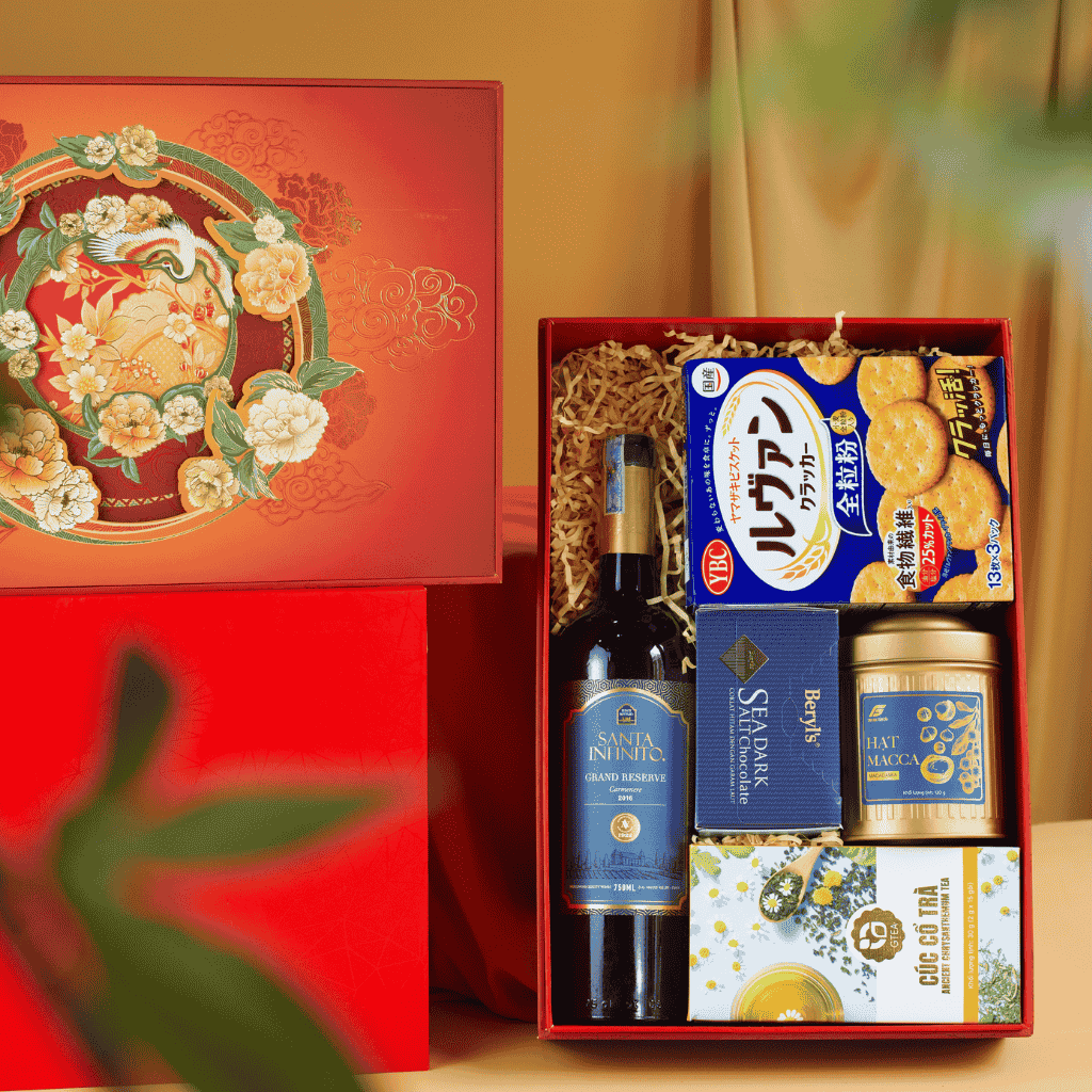 Hộp quà Tết Xuân Hoa 02 2026