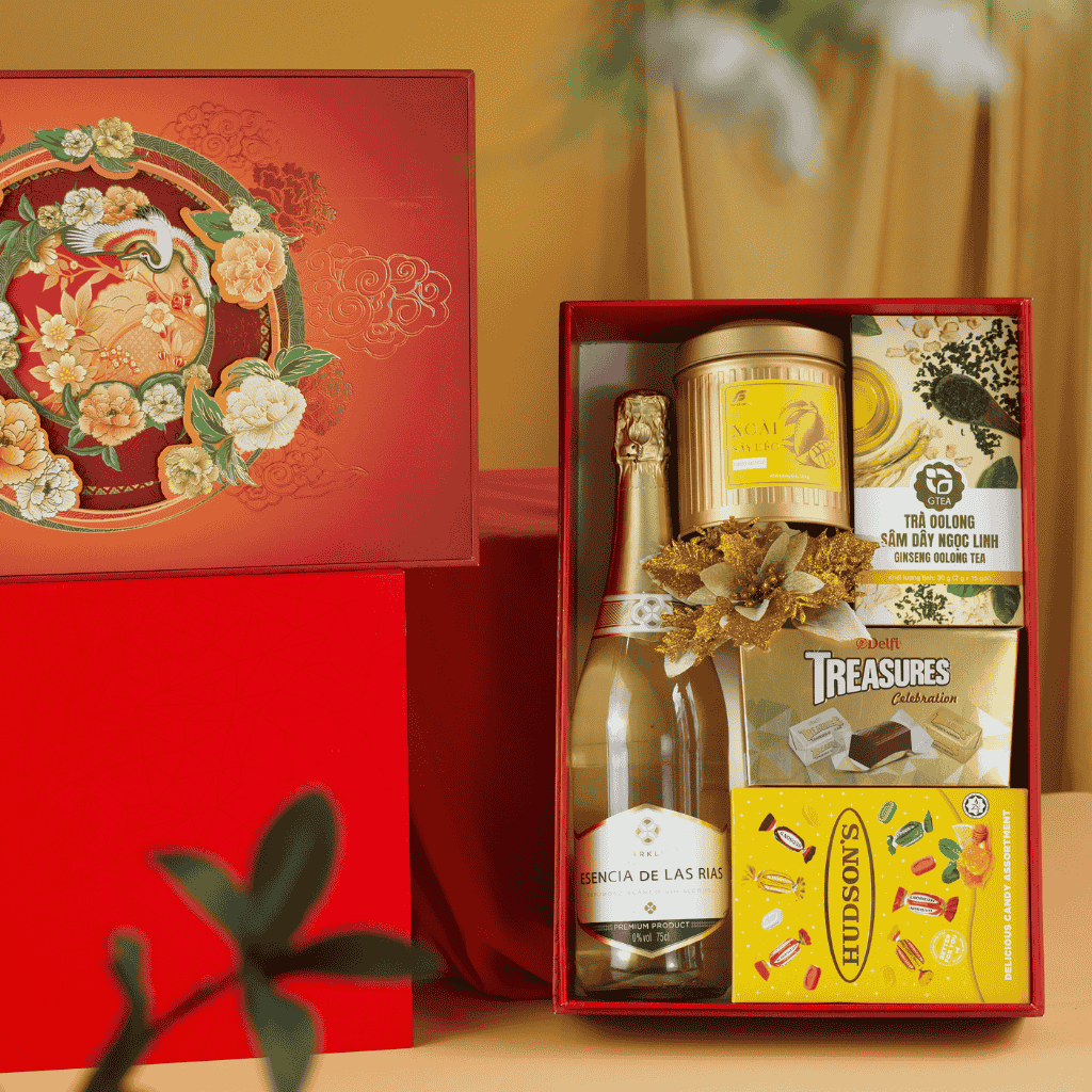 Hộp quà Tết Xuân Hoa 01 2026