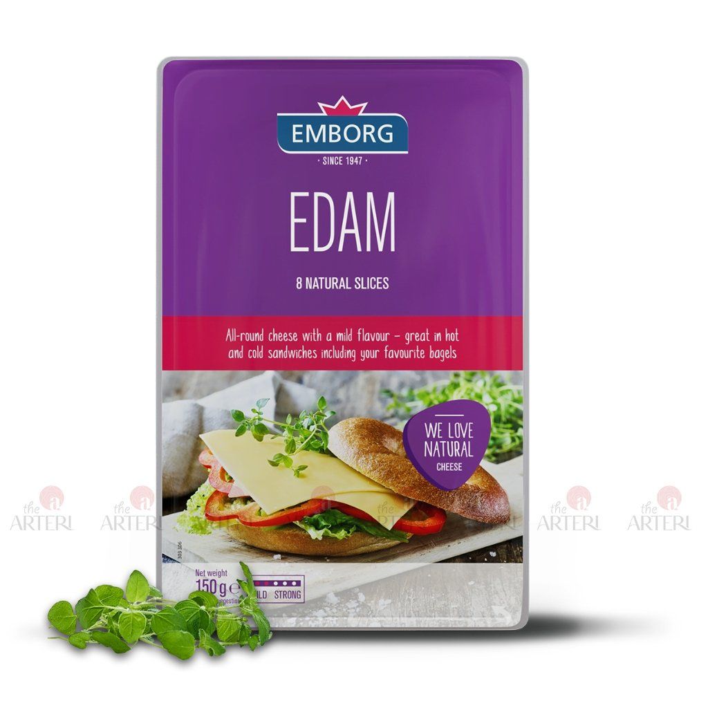 Phô Mai Lát Edam Emborg 150g