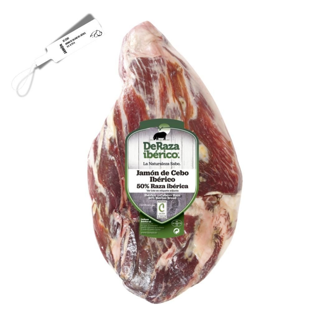 Đùi Sau Heo Muối Iberico Cebo 24 Tháng Không Xương Nguyên Khối DeRaza