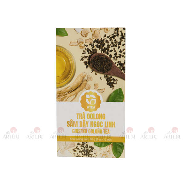Trà Oolong Sâm Dây Ngọc Linh Hộp 30g ( 2gx15 gói) GTEA Ginseng Oolong Tea