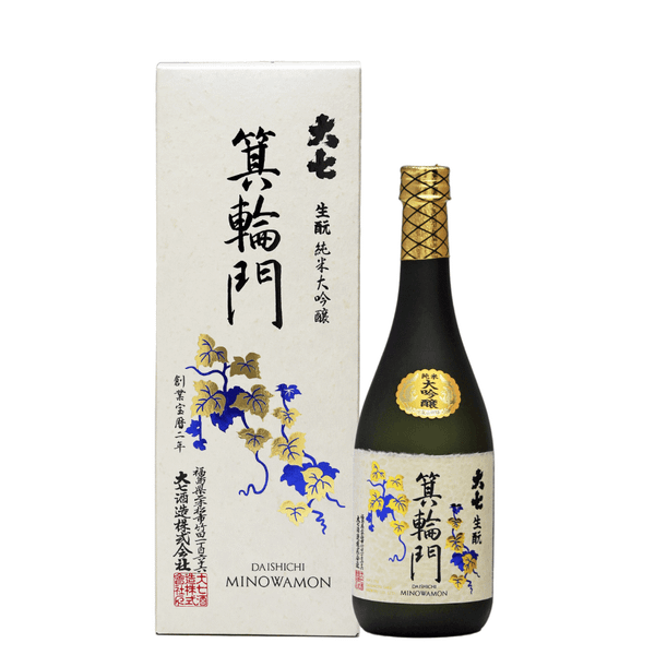 Hộp Quà Rượu Sake Kimoto Daishichi Minowamon 15% 720ml