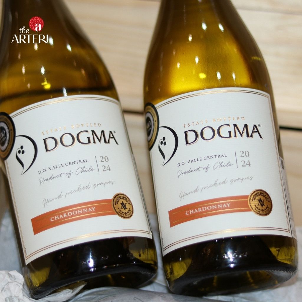 Rượu Vang Trắng Dogma Chardonnay 750ml Vang Chile Viña Aromo