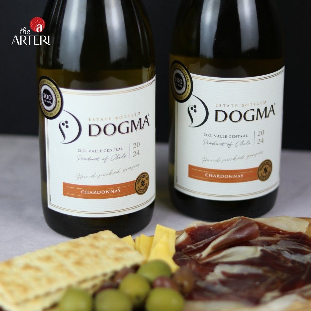 Rượu Vang Trắng Dogma Chardonnay 750ml Vang Chile Viña Aromo