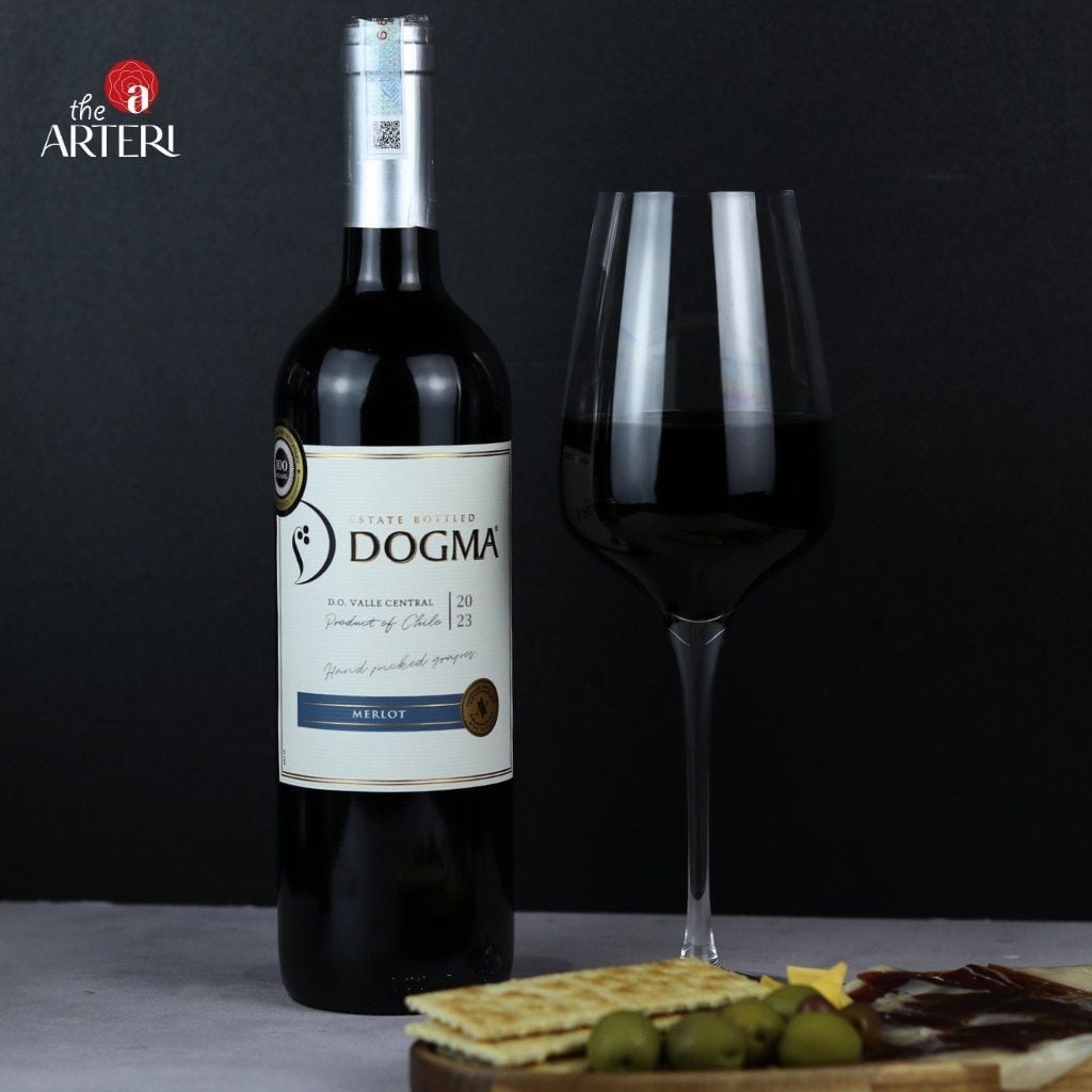 Rượu Vang đỏ Dogma Merlot 750ml Vang Chile Viña Aromo