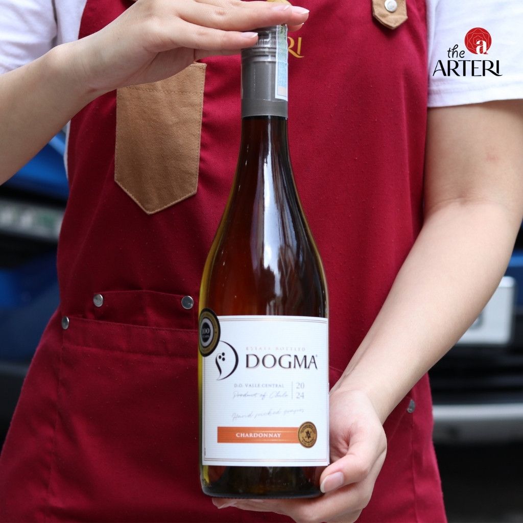 Rượu Vang Trắng Dogma Chardonnay 750ml Vang Chile Viña Aromo