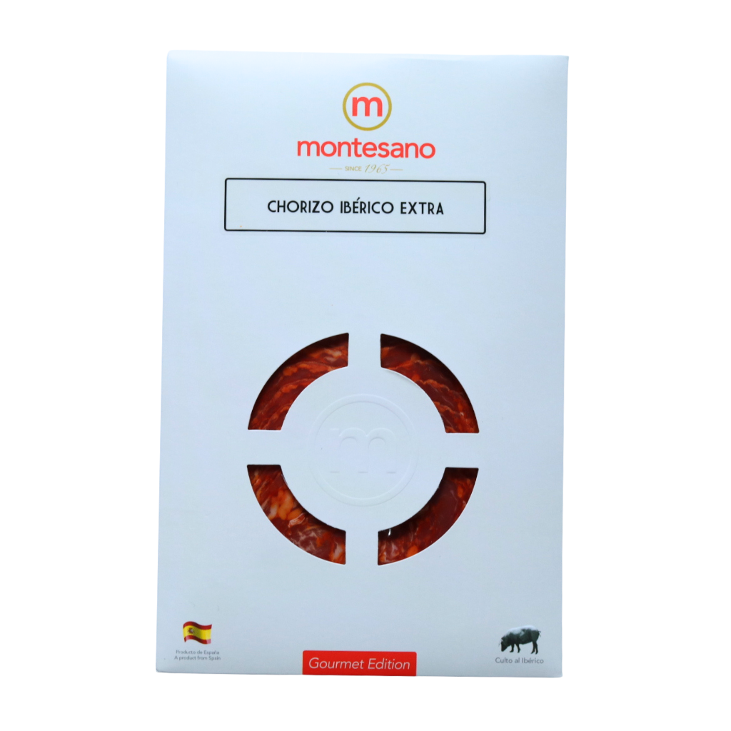 Xúc xích Muối Salami Iberico Cebo Chorizo Gói Cắt Lát 100g Montesano