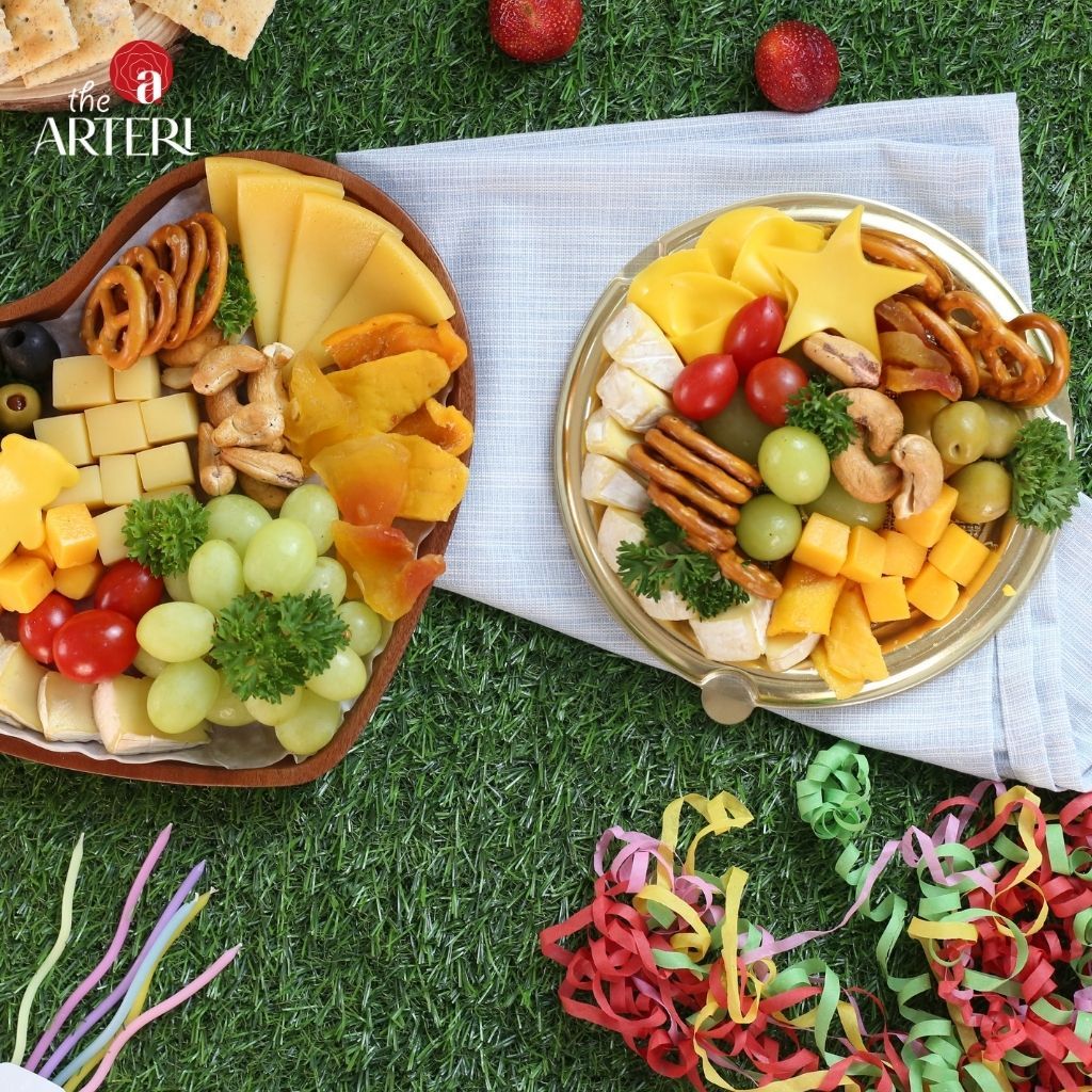Small Cheese Charcuterie Board - Cold Cuts Cheese Only