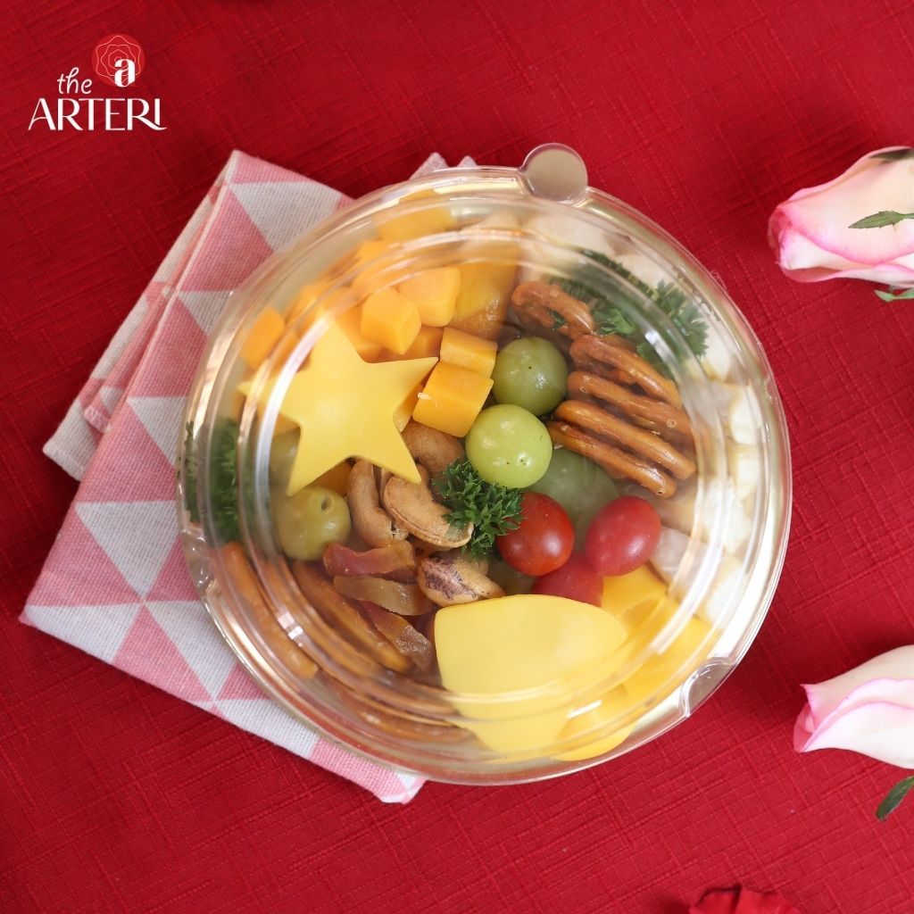 Small Cheese Charcuterie Board - Cold Cuts Cheese Only
