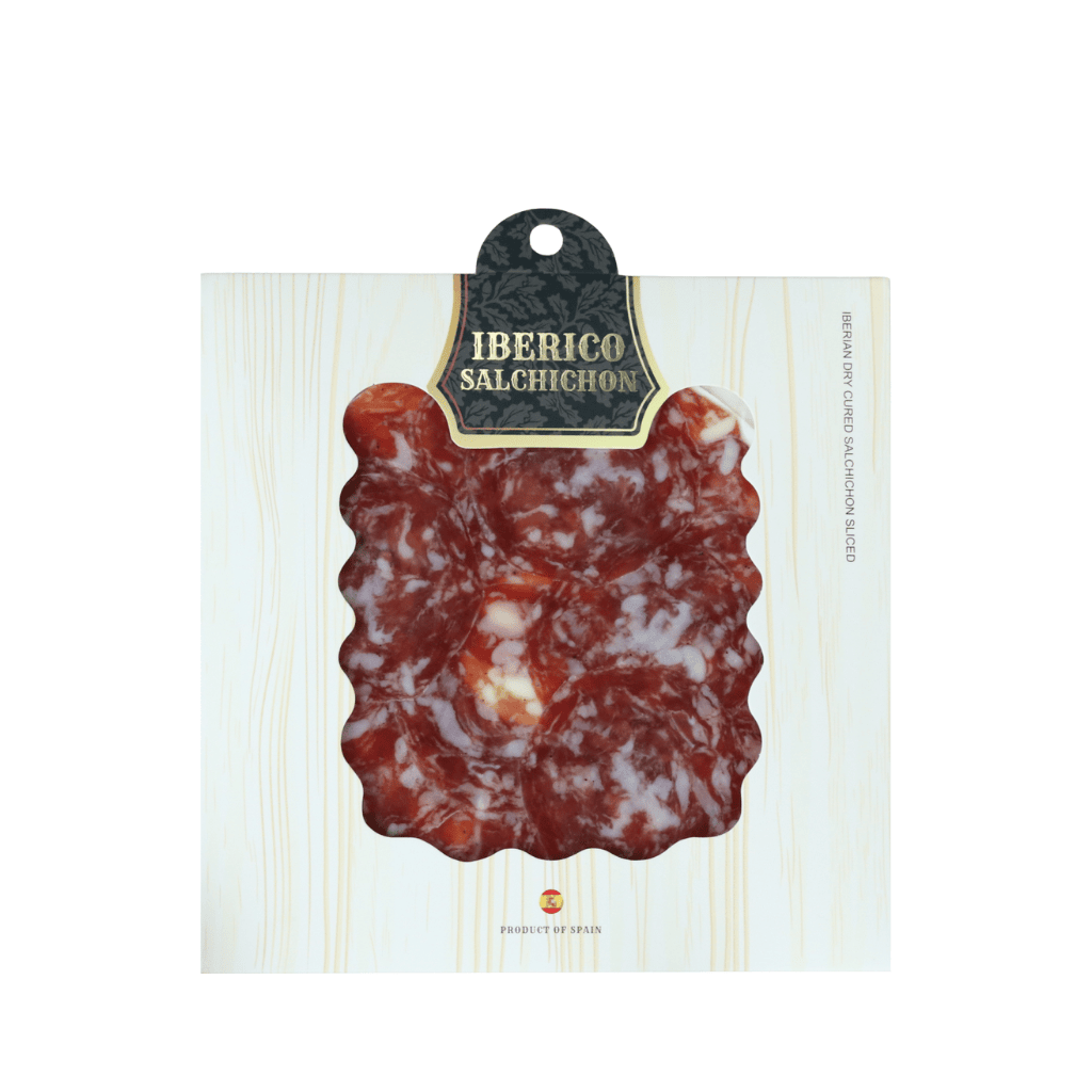 Xúc xích Muối Salami Iberico Cebo Salchichon Gói Cắt Lát 50g Montesano