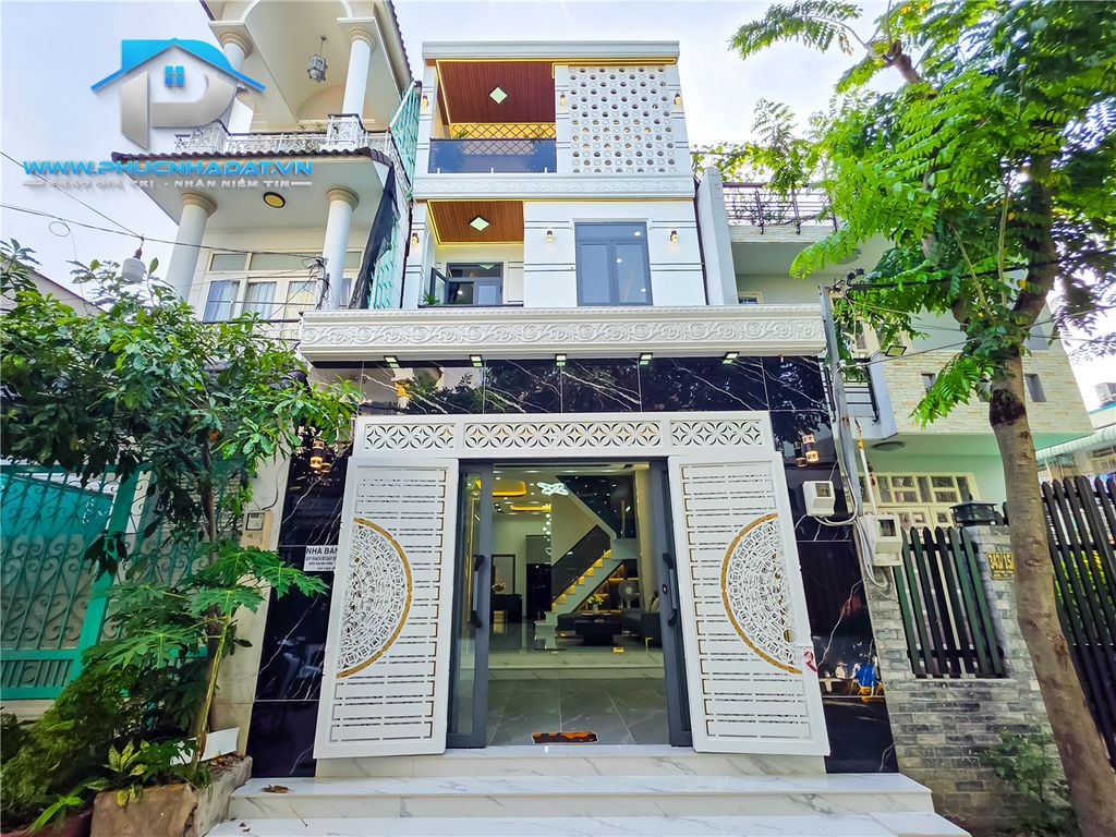 Nhà Hiện Đại Có Phòng Ngủ Tầng Trệt Đường Xe Hơi Huỳnh Tấn Phát Nhà Bè