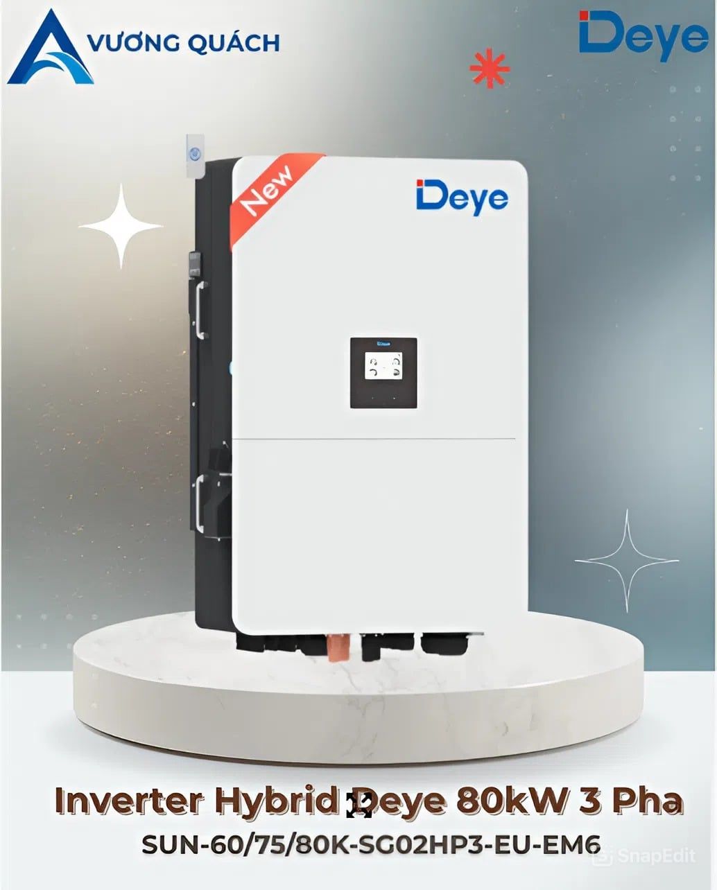 Inverter Hybrid Deye 80kW 3 Pha 