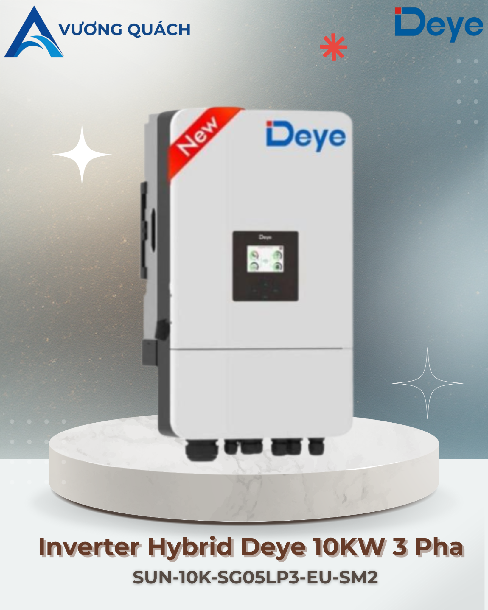 Inverter Hybrid Deye 10KW 3 Pha