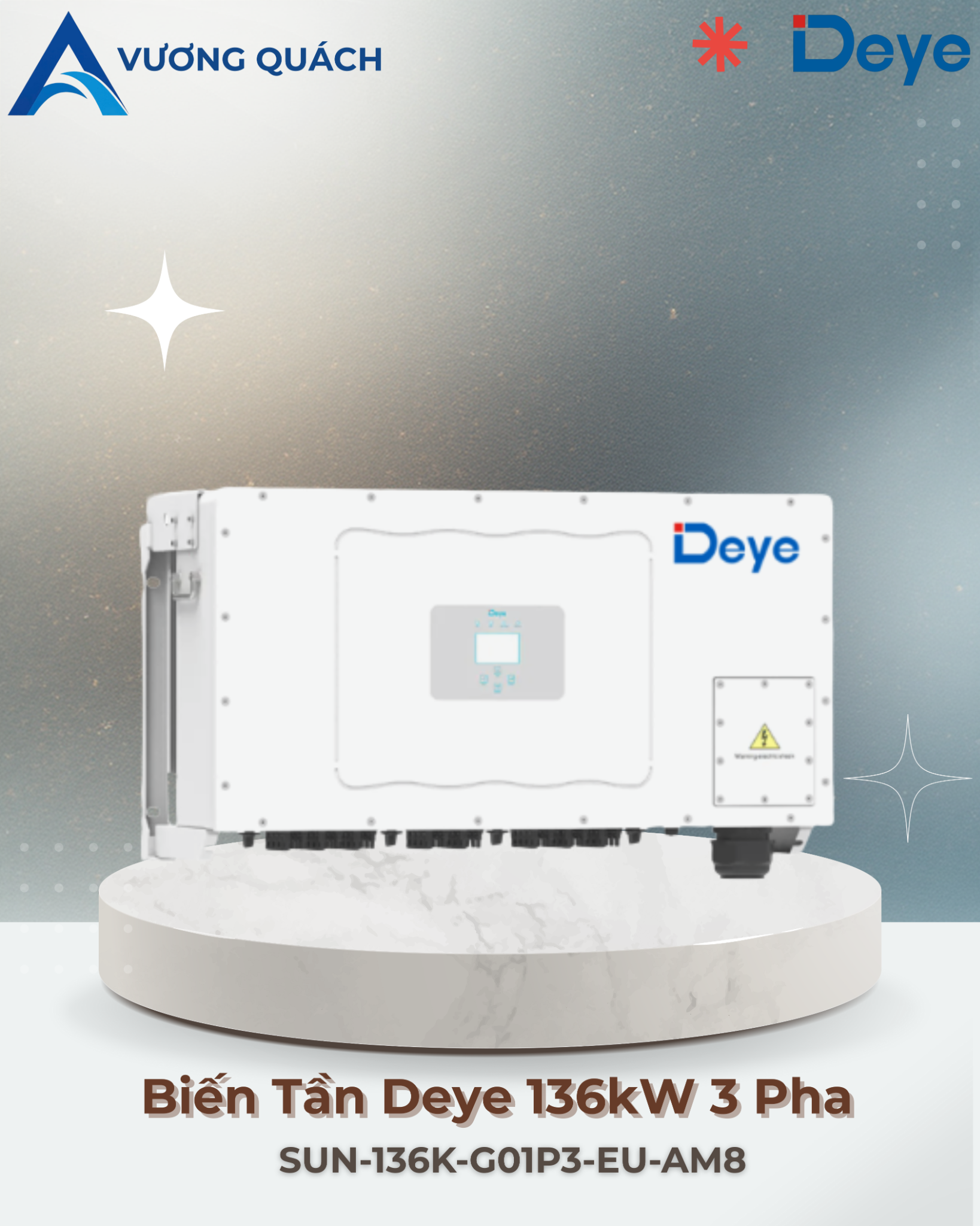 Biến Tần Deye 136kW 3 Pha
