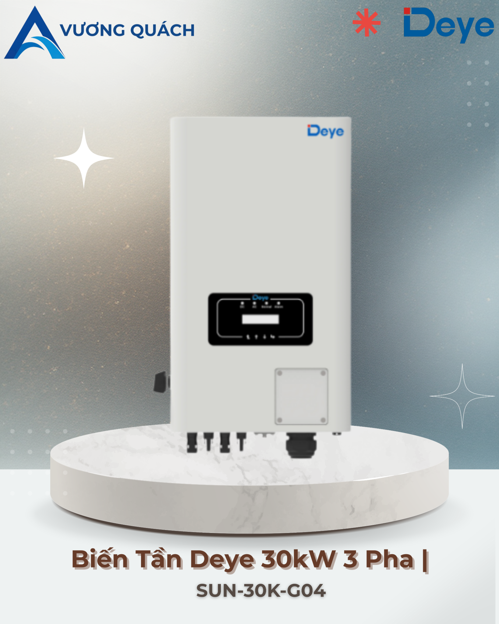 Biến Tần Deye 30kW 3 Pha