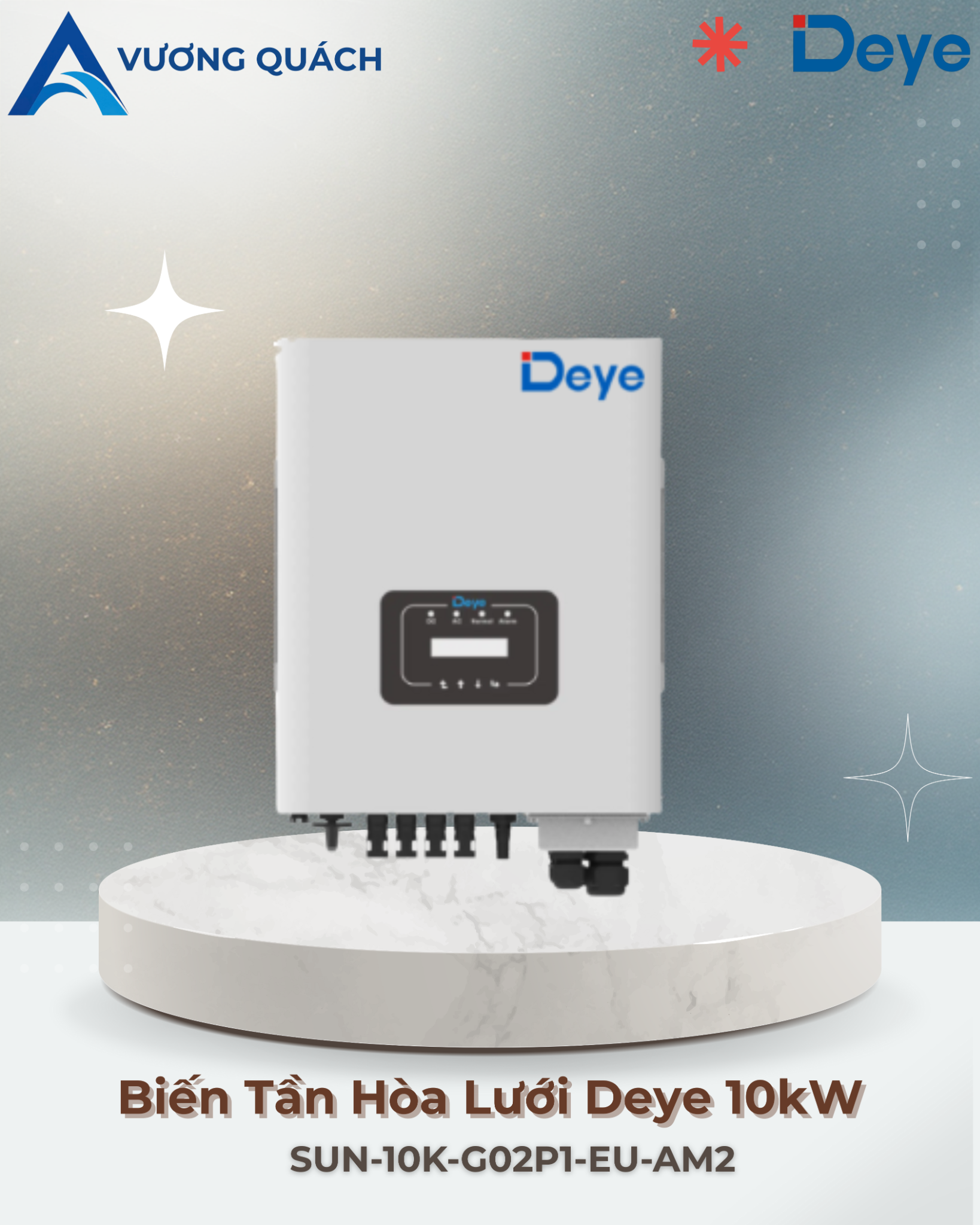  Biến Tần Hòa Lưới Deye 10kW 