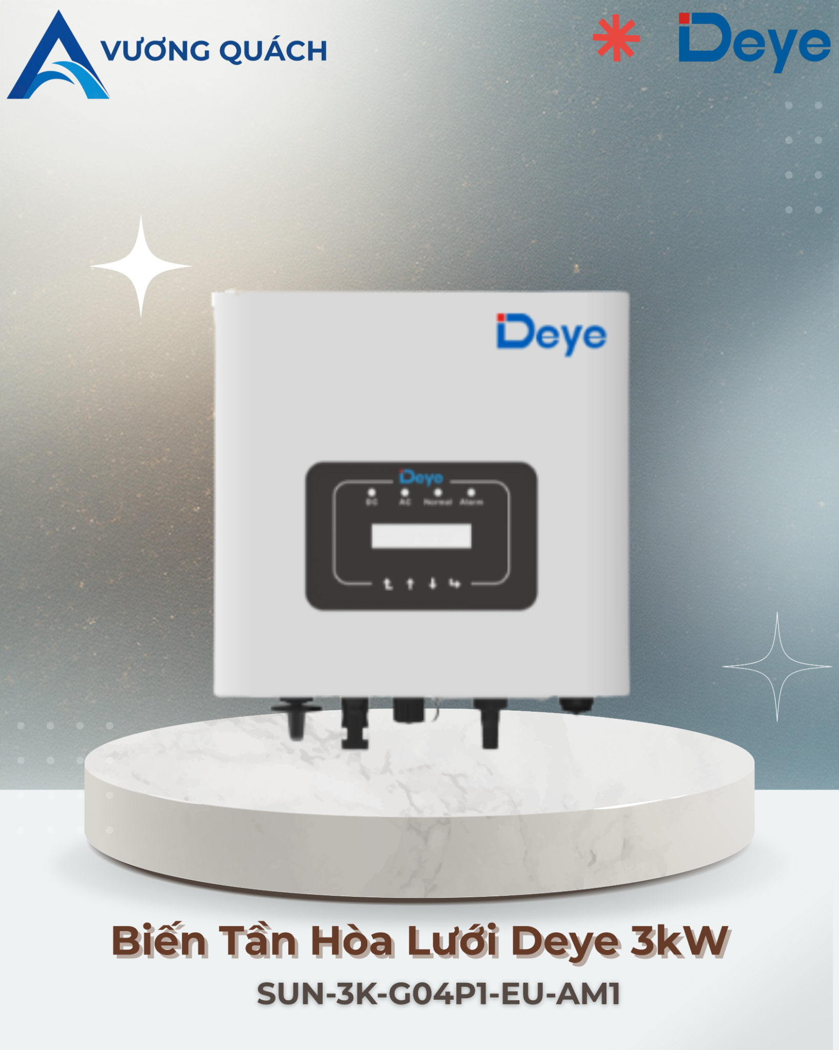  Biến Tần Hòa Lưới Deye 3kW 