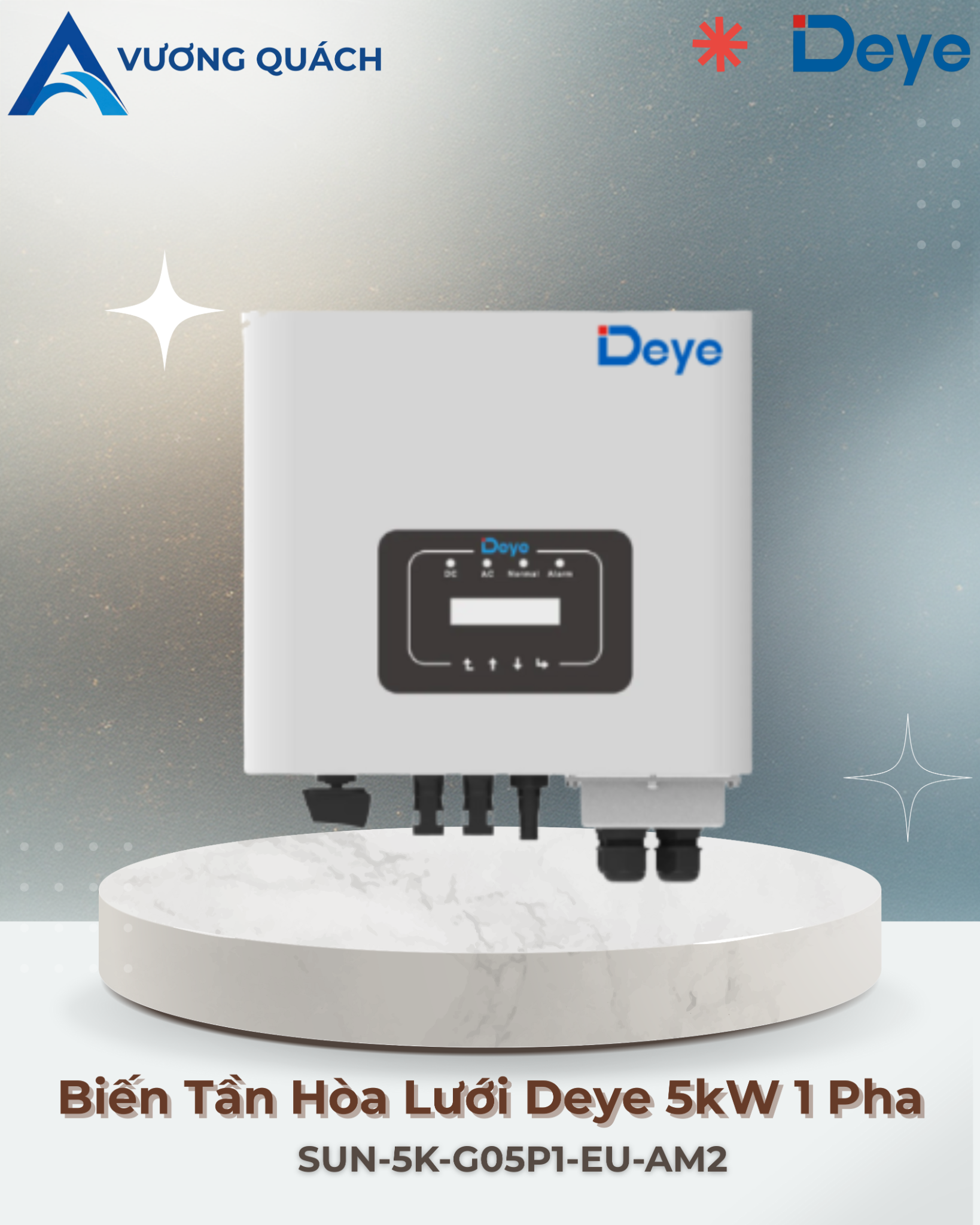  Biến Tần Hòa Lưới Deye 5kW 1 Pha 