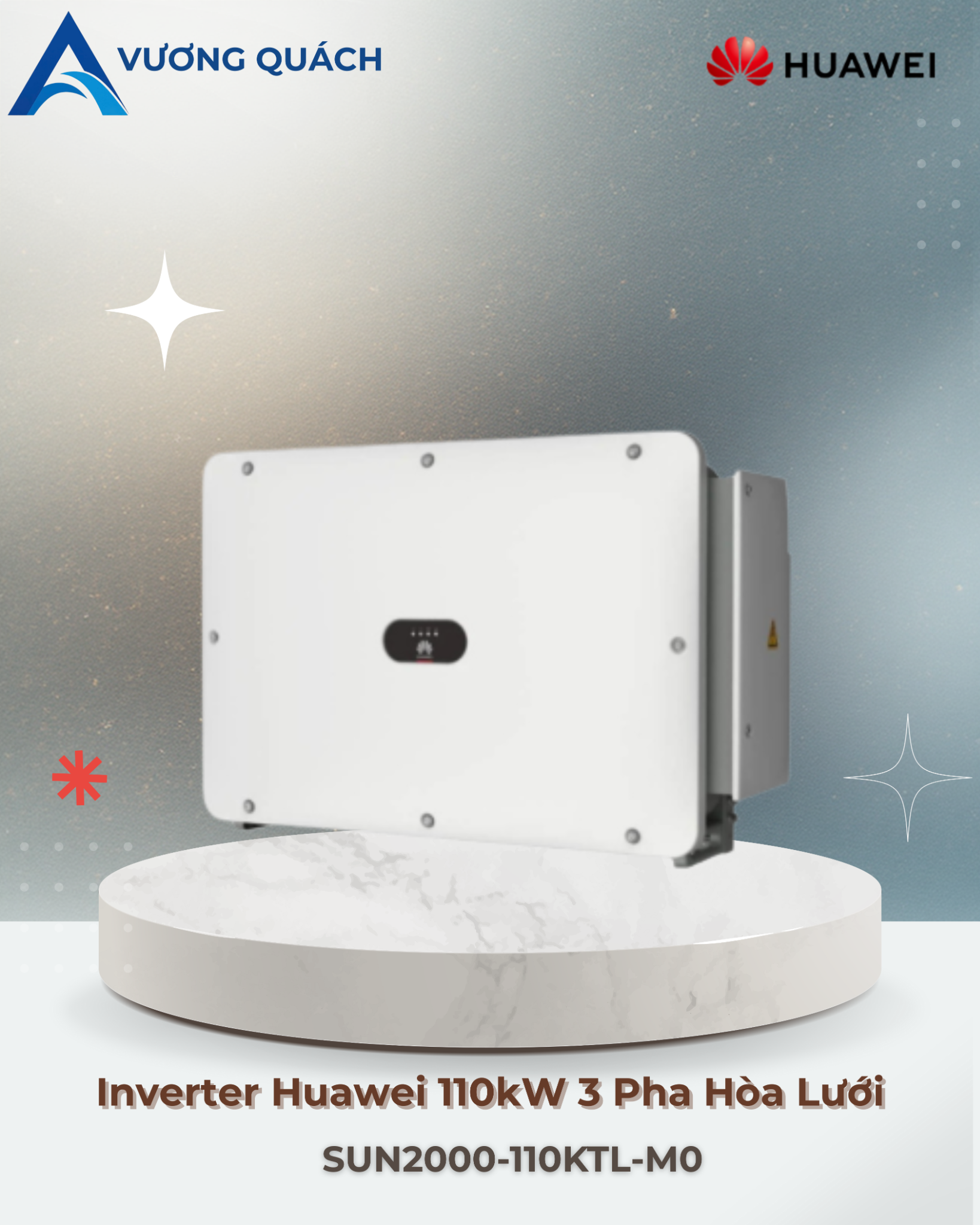 Inverter Huawei 110kW 3 Pha Hòa Lưới | SUN2000-110KTL-M0