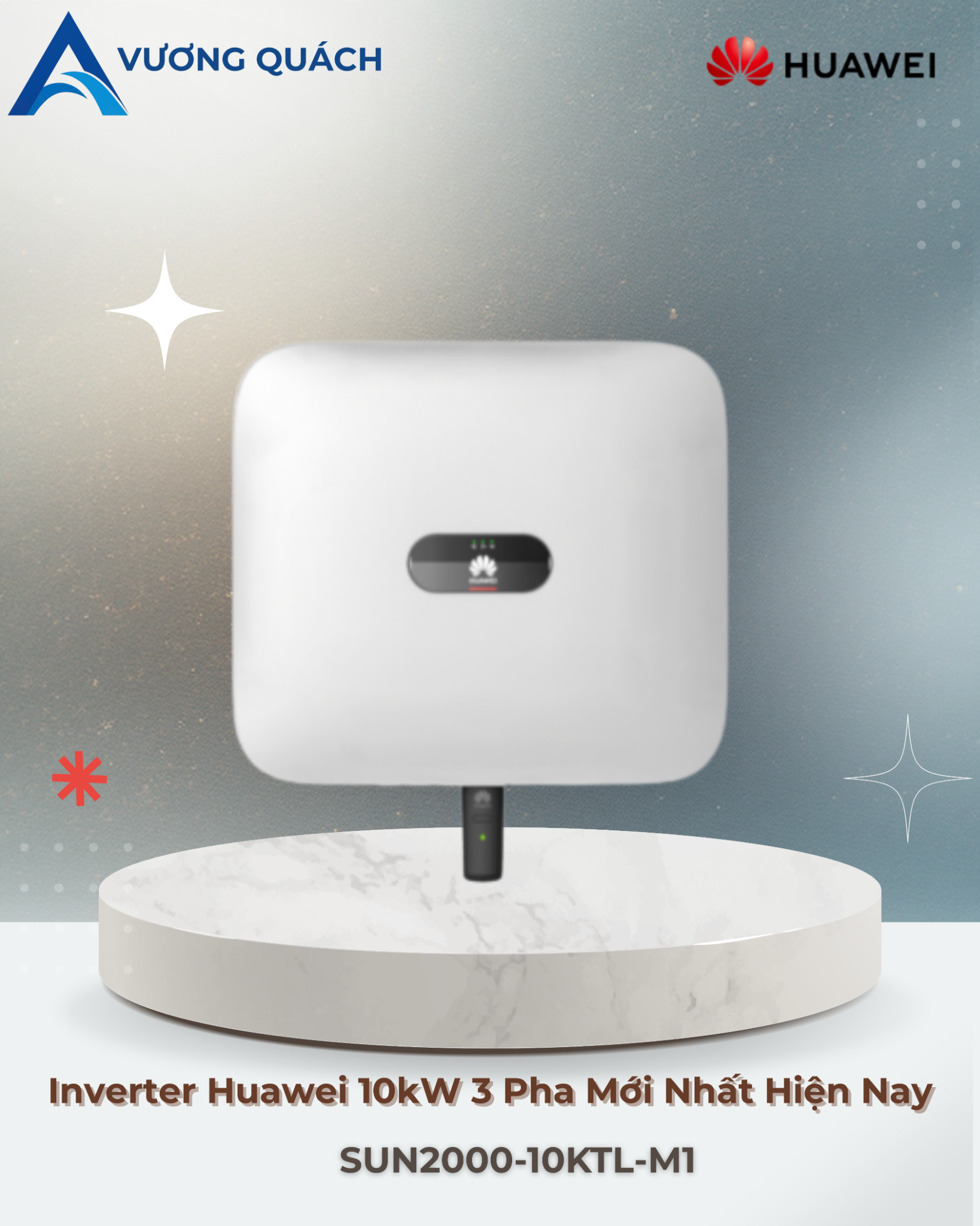  Inverter Huawei 10kW 3 Pha | SUN2000-10KTL-M1 Mới Nhất Hiện Nay 