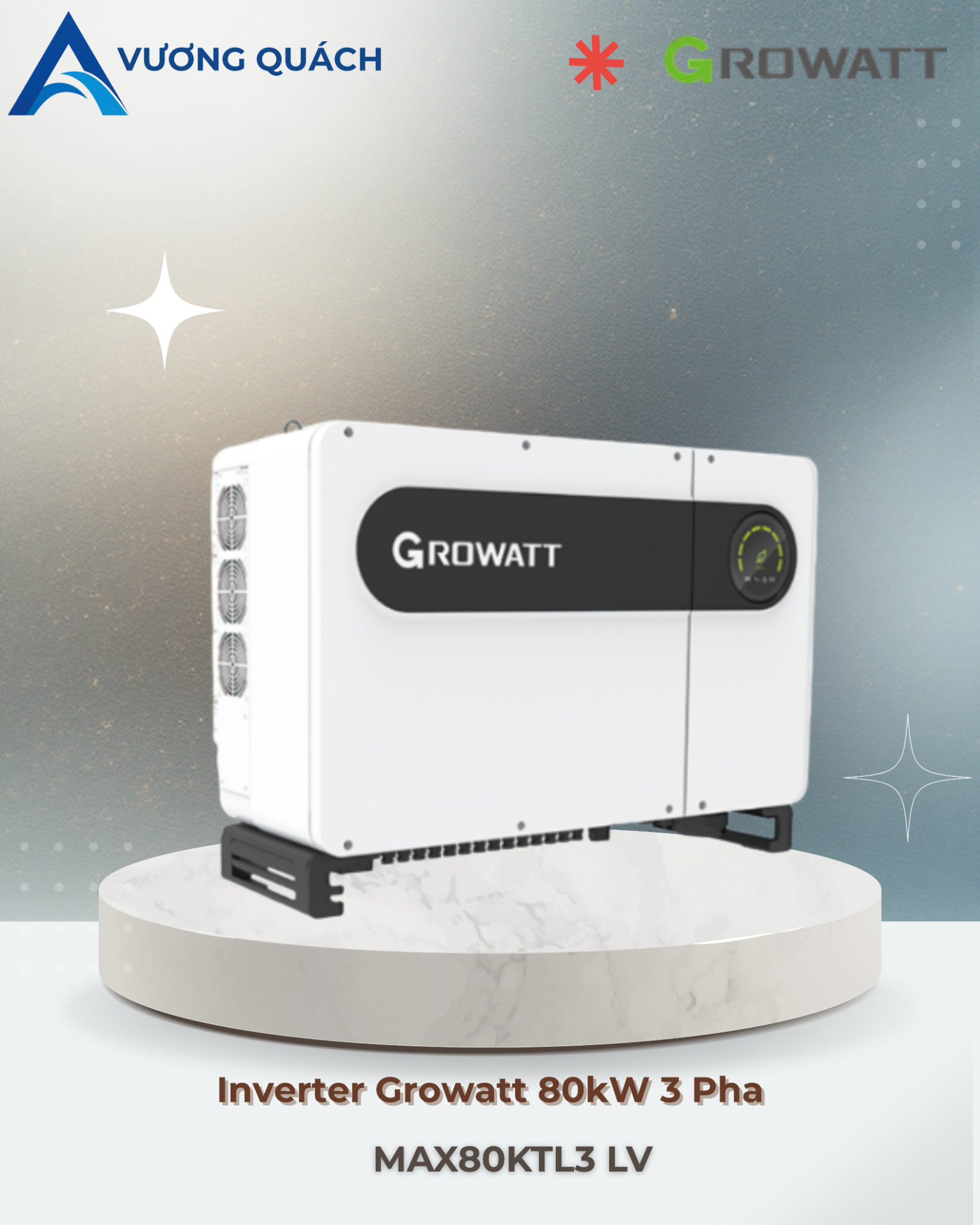 Inverter Growatt 80kW 3 Pha MAX80KTL3 LV