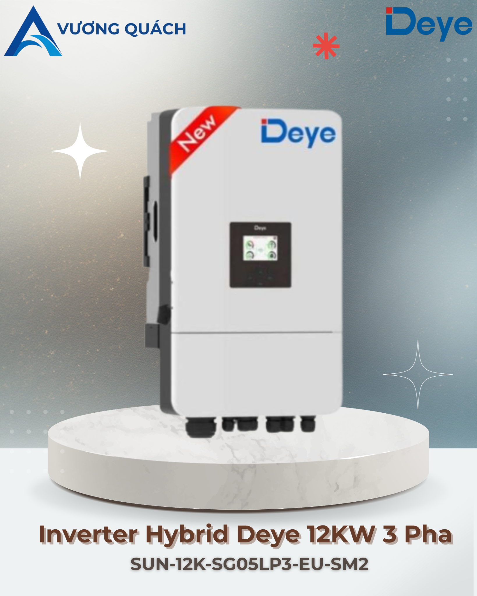 Inverter Hybrid Deye 12KW 3 Pha