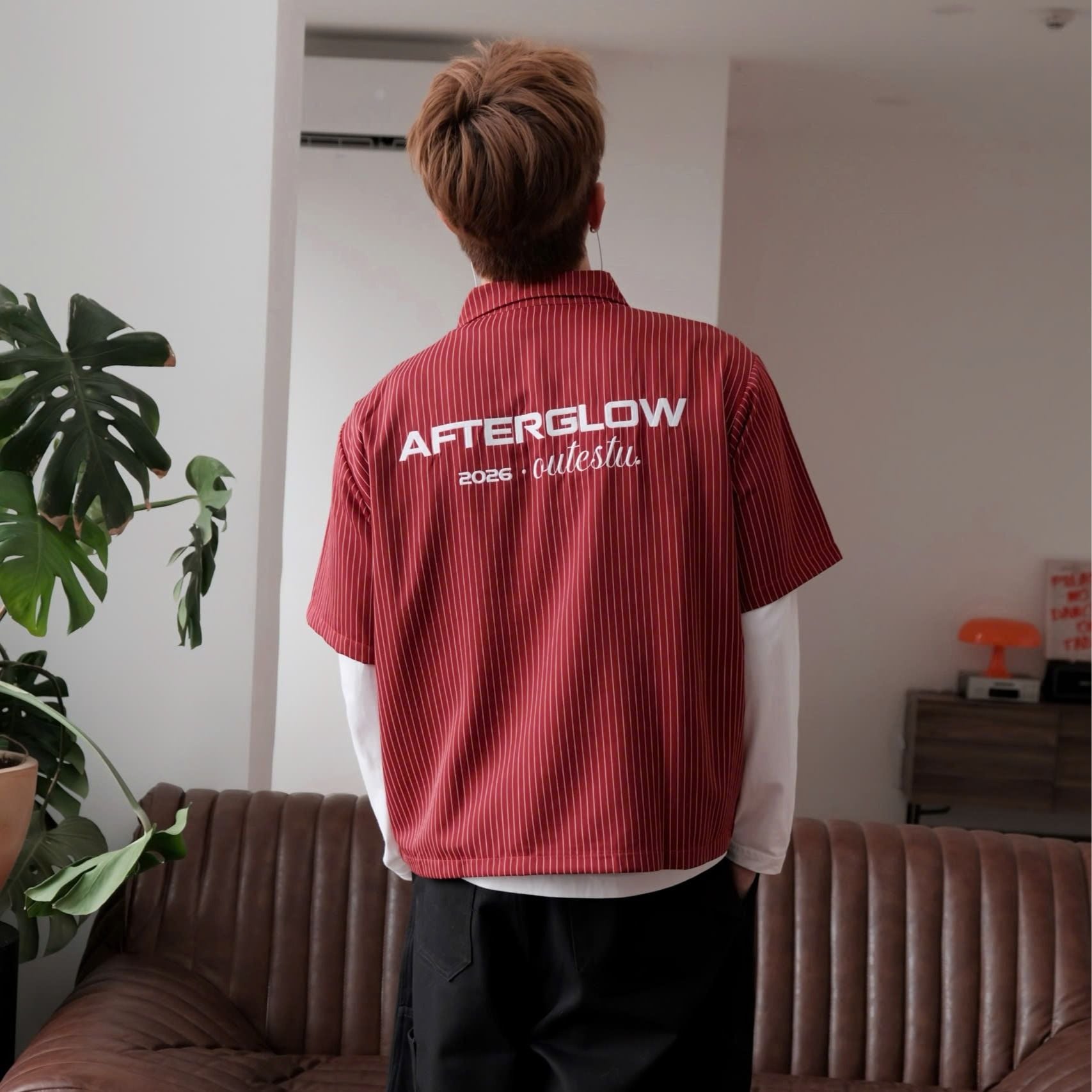  [COLLECTION TẾT] Áo Sơ Mi Tay Lỡ Kẻ Sọc Outerity Afterglow Nam Nữ Unisex / DREAM HORSE COLLECTION 2026 