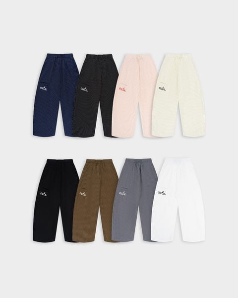  [COLLECTION TẾT] Quần Dài Kẻ Sọc Ống Rộng Outerity Striped 