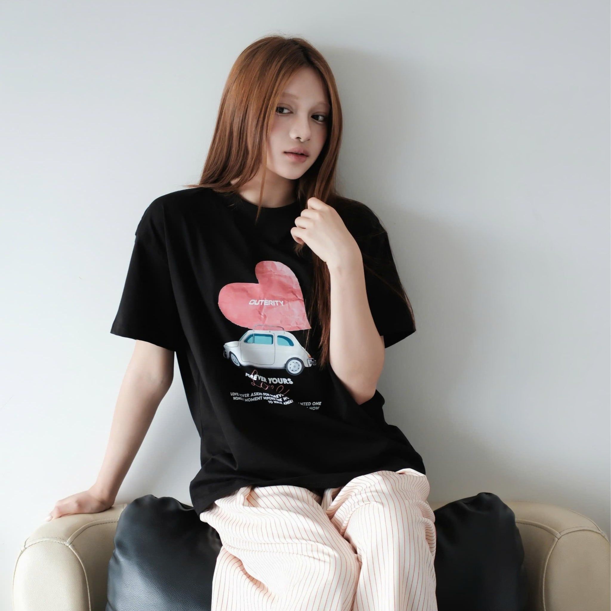  Áo Thun Form Regular Fit Outerity Carluv Premium Cotton 250gsm Unisex Nam Nữ Localbrand 