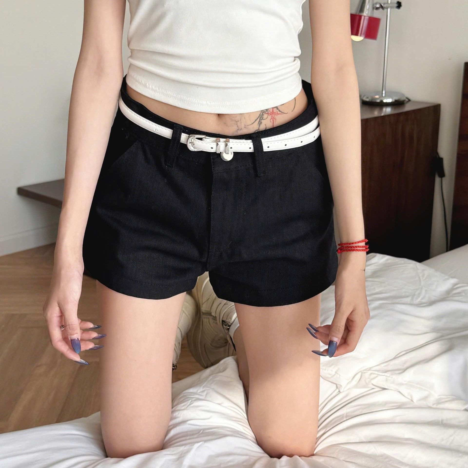  Quần Short Kaki Dáng Ngắn Urban Mini Shorts 