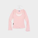  Áo Thun Nữ Dài Tay Ôm Body Phối Bra Outerity VITC Borib Cotton 