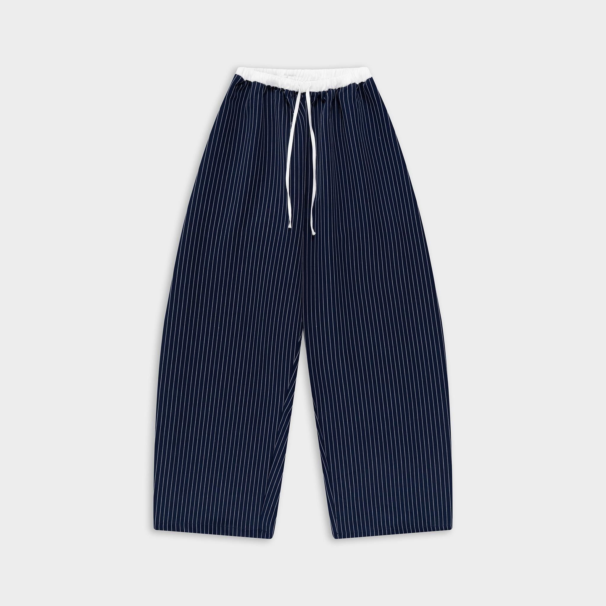  Quần Dài Kẻ Sọc Ống Rộng Phối Lưng Outerity Striped V2 