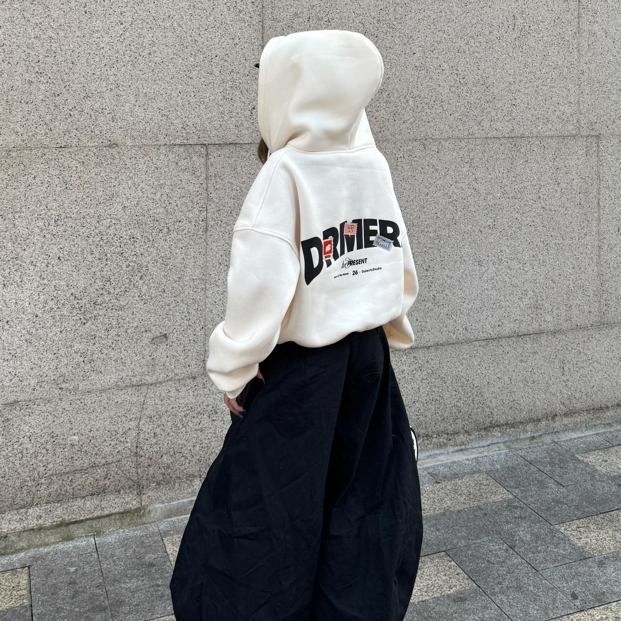  [COLLECTION TẾT] Hoodie Zip Outerity Signature 26 Form Boxy Nỉ Bông Dày Dặn Nam Nữ Unisex / DREAM HORSE COLLECTION 2026 