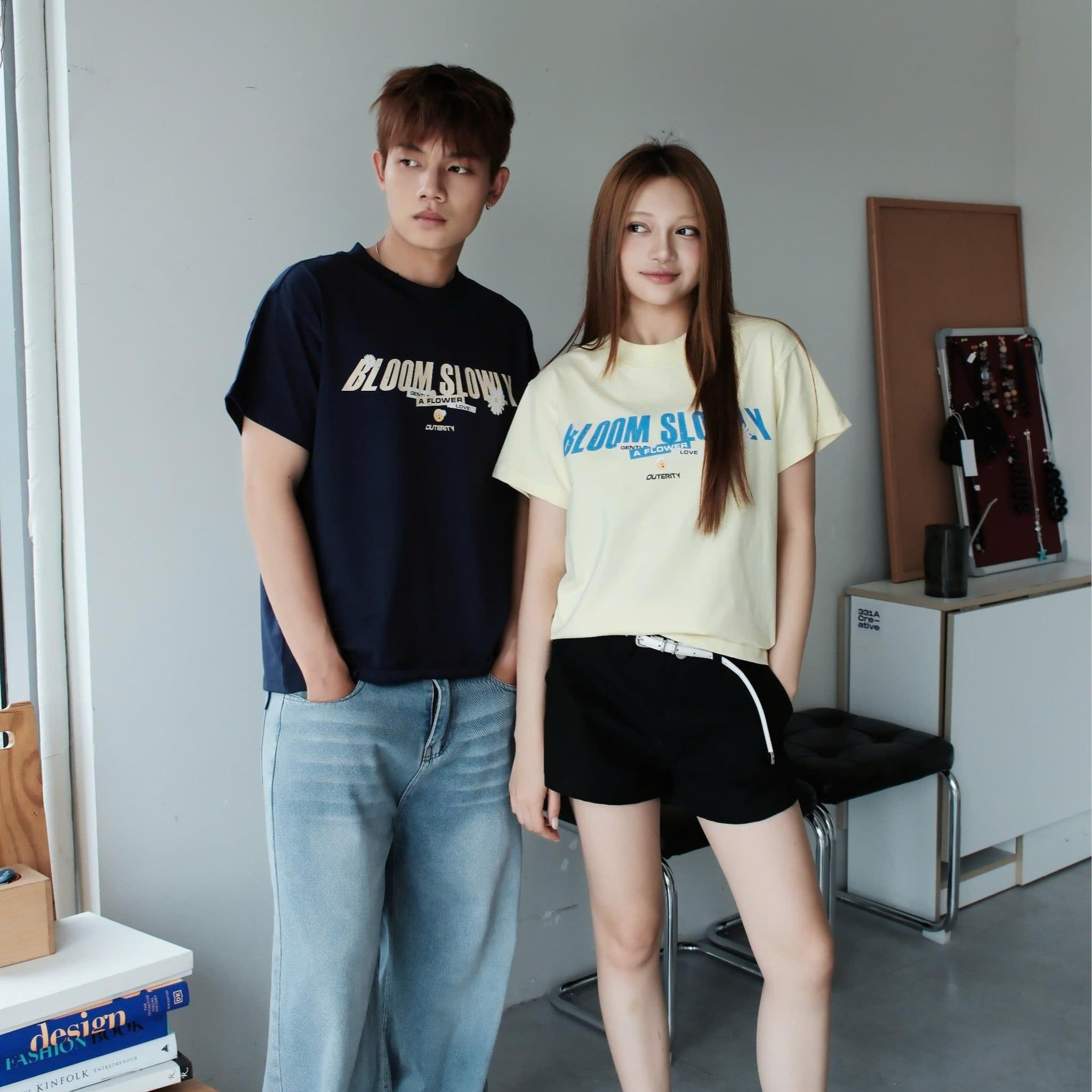  Áo Thun Form Regular Fit Outerity Slowly Premium Cotton 250gsm Unisex Nam Nữ Localbrand 