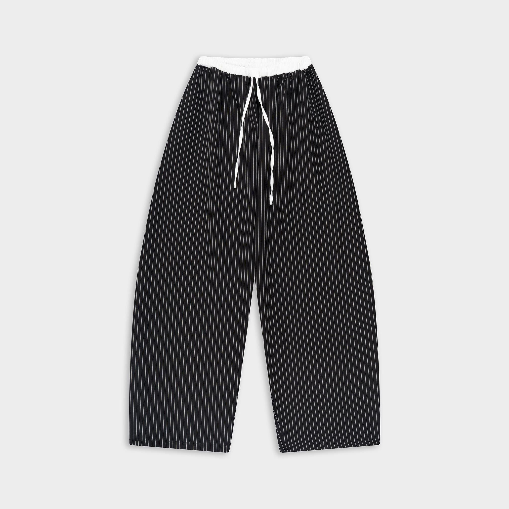 Quần Dài Kẻ Sọc Ống Rộng Phối Lưng Outerity Striped V2 