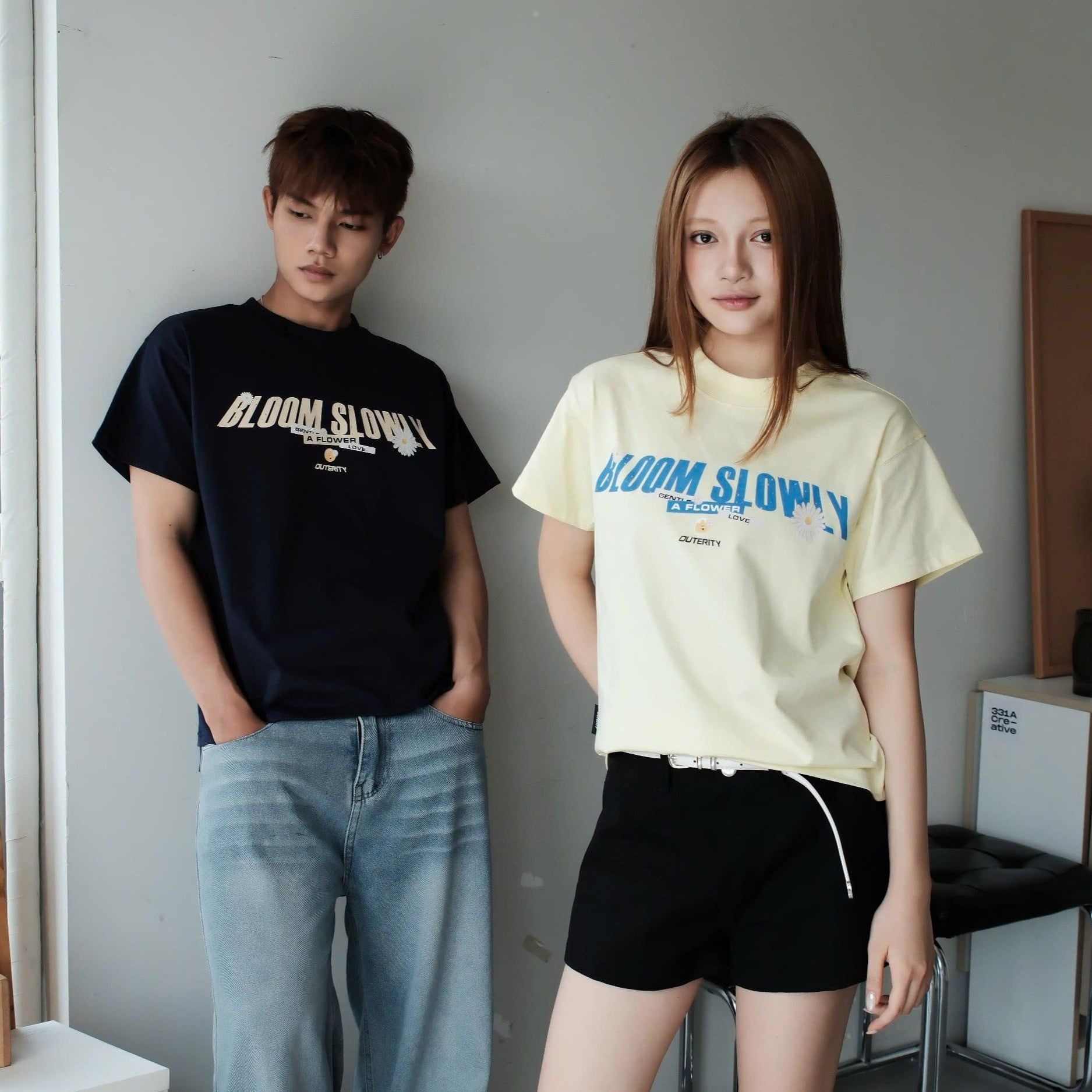  Áo Thun Form Regular Fit Outerity Slowly Premium Cotton 250gsm Unisex Nam Nữ Localbrand 