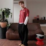  [COLLECTION TẾT] Áo Sơ Mi Tay Lỡ Kẻ Sọc Outerity Afterglow Nam Nữ Unisex / DREAM HORSE COLLECTION 2026 